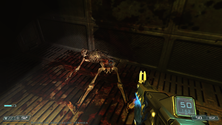DOOM 3 tells part of its story through the stage