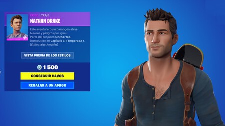 Nathan Drake Fortnite